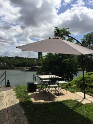 Ambiance Seine, Appartement Sympatique En Bord De Seine - Cygne Thomery Esterno foto
